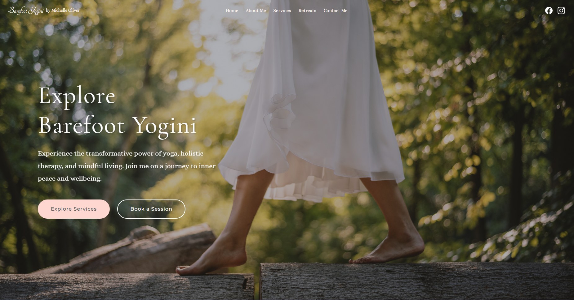 A calming space for Barefoot Yogini screenshot